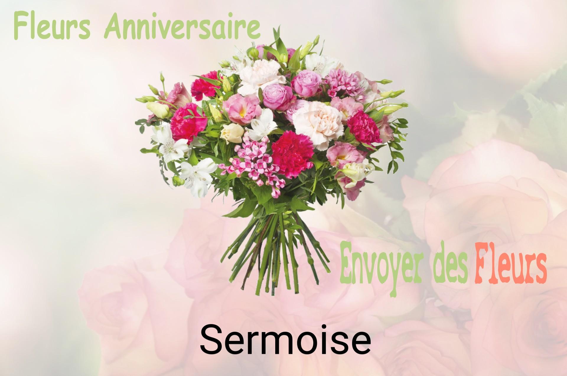 Bouquet de fleurs d’anniversaire livré à Sermoise