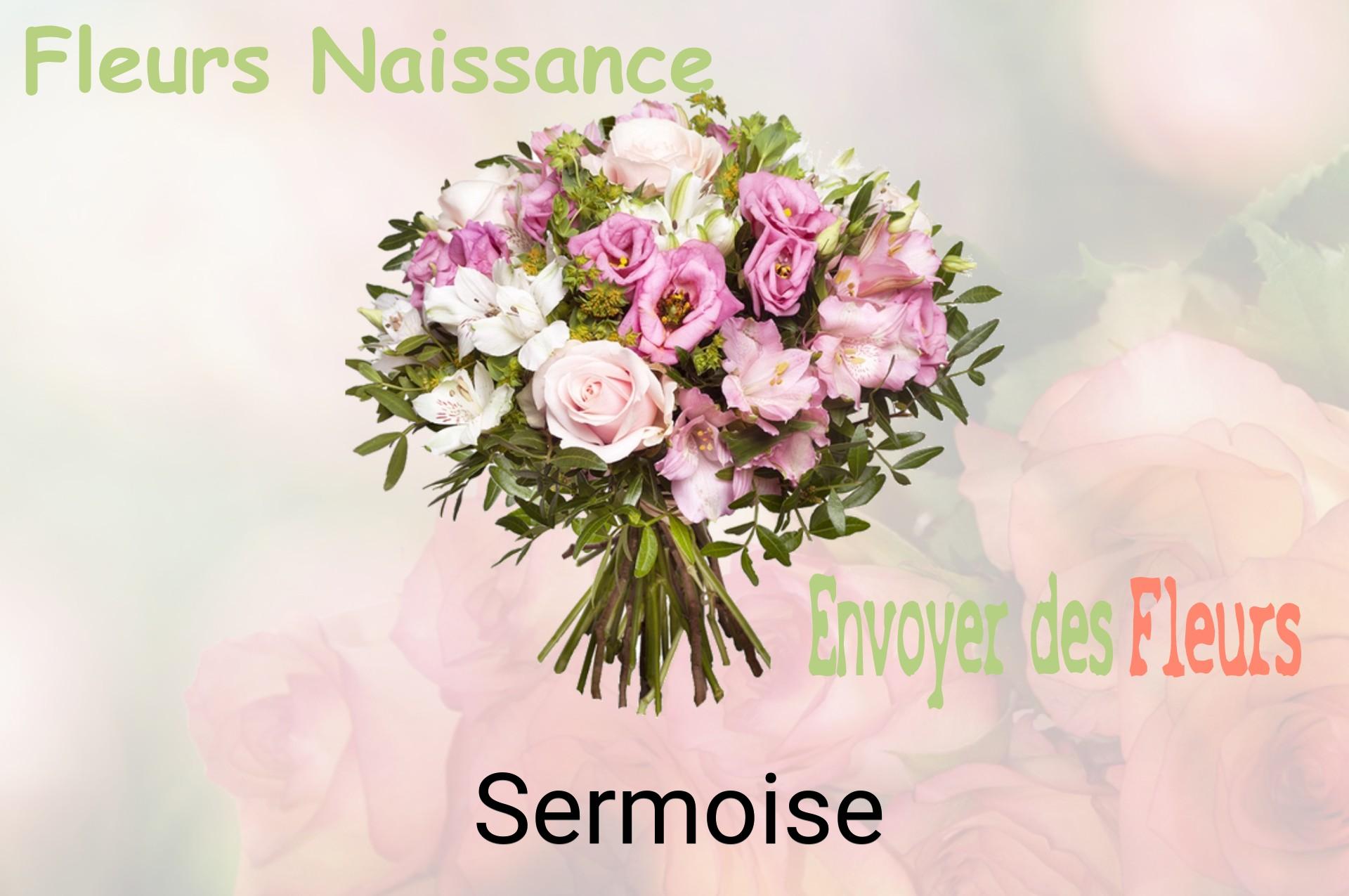Bouquet de fleurs de naissance livré à Sermoise
